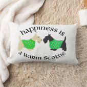 スコティッシュテリア幸福の枕 ランバークッション (ブランケット)