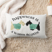 スコティッシュテリア幸福の枕 ランバークッション (ブランケット)