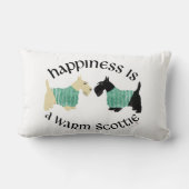 スコティッシュテリア幸福の枕 ランバークッション (裏面)