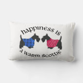 スコティッシュテリア幸福の枕 ランバークッション (裏面)