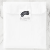 スコティッシュテリア形容認酒 – FEMALE スクエアシール (バッグ)