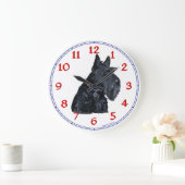 スコティッシュテリア時計 ラージ壁時計 (ホーム)