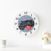 スコティッシュテリア時計 ラージ壁時計 (ホーム)