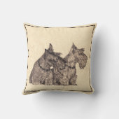 スコティッシュテリア枕 クッション (裏面)