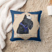 スコティッシュテリア枕 クッション (ブランケット)