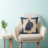 スコティッシュテリア枕 クッション (椅子)