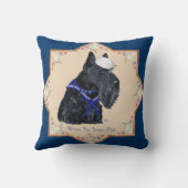 スコティッシュテリア枕 クッション (裏面)