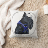 スコティッシュテリア枕 クッション (ブランケット)