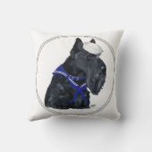 スコティッシュテリア枕 クッション (裏面)