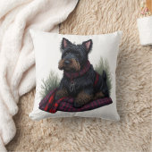 スコティッシュテリア犬 クッション (ブランケット)