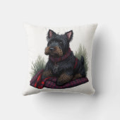 スコティッシュテリア犬 クッション (裏面)