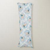 スコティッシュテリア絵を描ーのホエテンオリジナルドッグアート ボディピロー (正面縦)