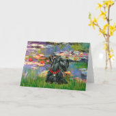 スコティッシュテリア12 – リリー2 カード (黄色い花)