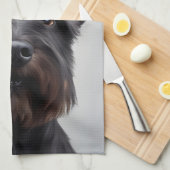 スコティッシュテリア キッチンタオル (四つ折り)