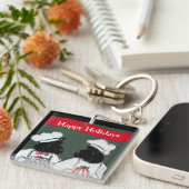 スコティッシュテリア キーホルダー (正面右)