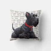 スコティッシュテリア クッション (裏面)