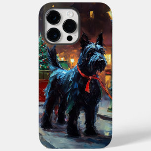 スコティッシュテリア クリスマスの楽しい季節 Case-Mate iPhone 14 PRO MAXケース