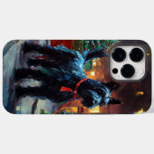 スコティッシュテリア クリスマスの楽しい季節  Case-Mate iPhoneケース (裏面 (横))