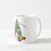 スコティッシュテリア クリスマスマグ コーヒーマグカップ (正面右)