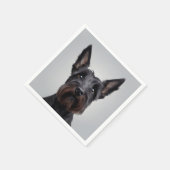 スコティッシュテリア スタンダードカクテルナプキン (角)