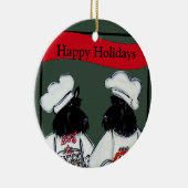 スコティッシュテリア セラミックオーナメント (右)