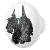 スコティッシュテリア セラミックノブ (右)