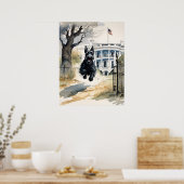 スコティッシュテリア – ドッグアートプリント ポスター (キッチン)