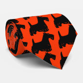 スコティッシュテリア ネクタイ (ロール)