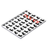 スコティッシュテリア ノートブック (左側)