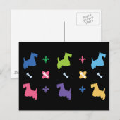 スコティッシュテリア ポストカード (正面/裏面)