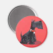 スコティッシュテリア マグネット (正面/裏面)