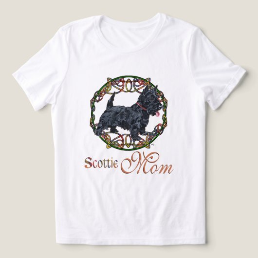 スコティッシュテリア ママ トライブレンドＴシャツ (デザイン正面)