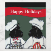 スコティッシュテリア ワインラベル (シングルラベル)