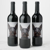 スコティッシュテリア ワインラベル (ボトル)