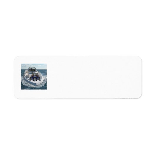 スコティッシュテリア 返信先ラベル ラベル (正面)