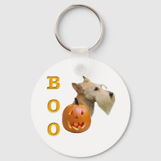 スコティッシュテリア(wheaten)ブー キーホルダー (正面)