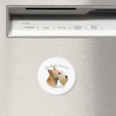 スコティッシュテリア(wheaten)ママ2 マグネット (インサイチュ (食洗機))