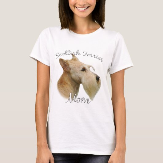 スコティッシュテリア(wheaten)ママ2 tシャツ (正面)