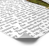 スコティッシュテリアin Kilt ポスター (角)