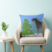 スコティッシュデアハウンドクリスマスツリー クッション (椅子)