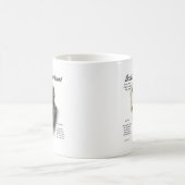 スコティッシュデアハウンド歴史デザイン コーヒーマグカップ (中央)