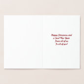 スコティッシュディアスタグインスノーハイランドグレンプリント 箔カード (内部)