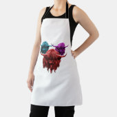 スコティッシュハイカラフルランドカウハクラシックルドTシー エプロン (インサイチュ)