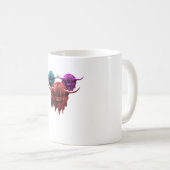 スコティッシュハイカラフルランドカウハクラシックルドTシー コーヒーマグカップ (正面右)