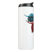 スコティッシュハイカラフルランドカウハクラシックルドTシー タンブラー (回転左)