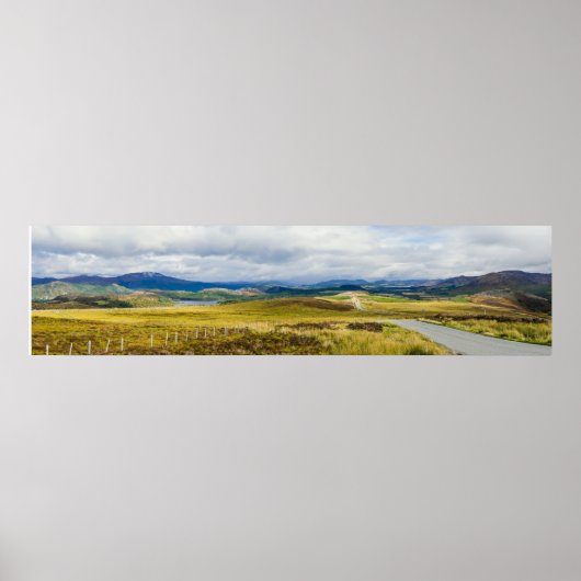 スコティッシュハイランズのパノラマ ポスター (正面)