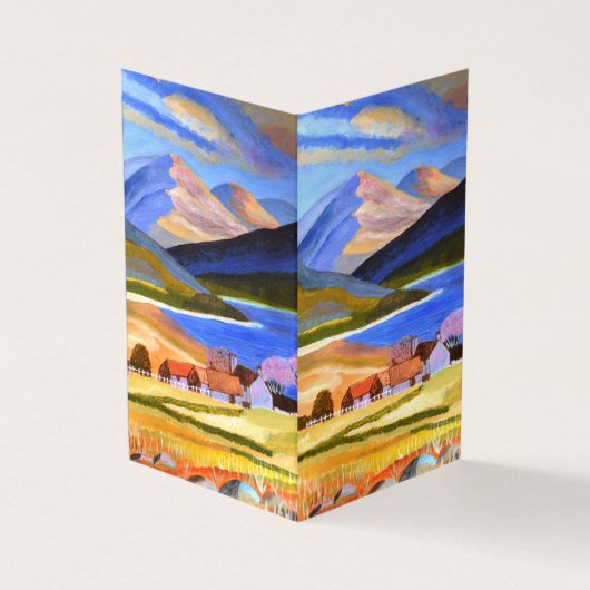 スコティッシュハイランズの名刺を折りたたんだ 名刺 (外部)