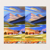 スコティッシュハイランズの名刺を折りたたんだ 名刺 (内部フラット)