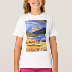 スコティッシュハイランズガールズTシャツ Tシャツ