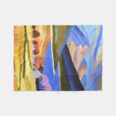 スコティッシュハイランズフリースブランケット フリースブランケット (正面(横))